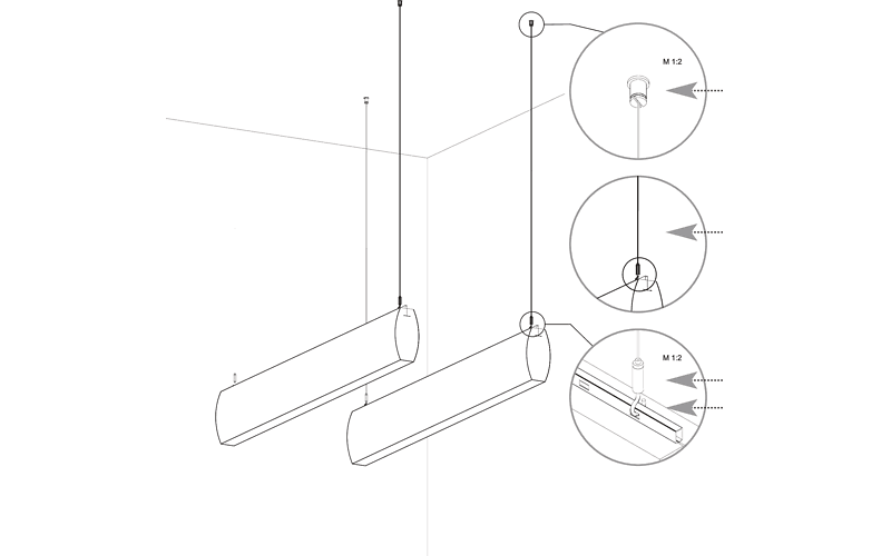 CapaCoustic Abhangset für Melapor Baffle