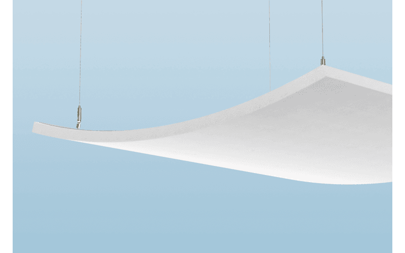 CapaCoustic Melapor Deckensegel Konvex