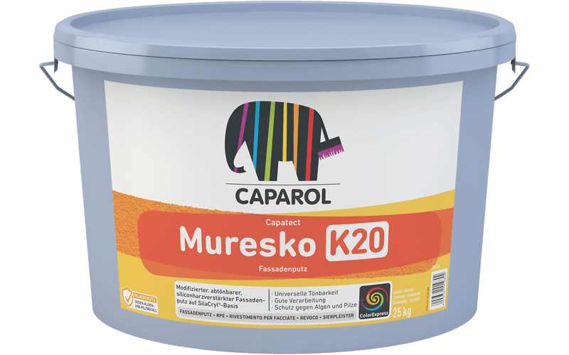Capatect Muresko Fassadenputz K 30 auf SilaCryl-Basis