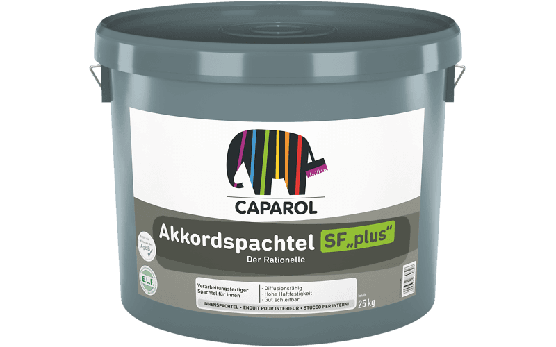 Caparol Akkordspachtel SF Plus Naturweiß Sackware