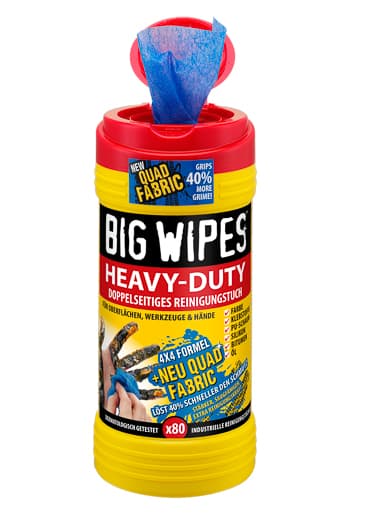 Big Wipes Heavy Duty 20x Reinigungstücher roter Deckel