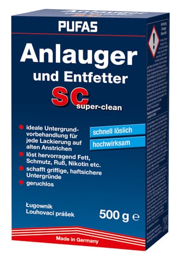 Pufas Anlauger und Entfetter SC super clean Beutel