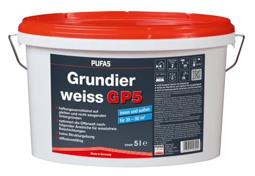 Pufas Grundierweiss GP 5 Frostgefährdet