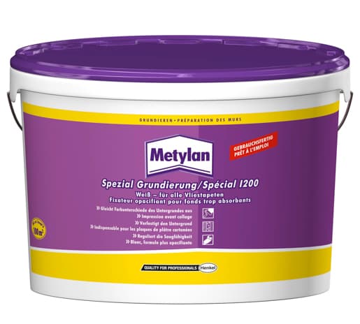 Henkel Metylan Spezial Grundier. für Vliestapeten weiß MPI1