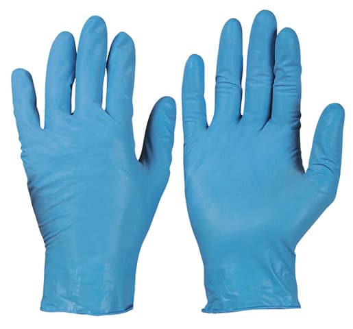WD Nitril-Einweghandschuh ungepudert Gr.L, blau, (1PCK =)