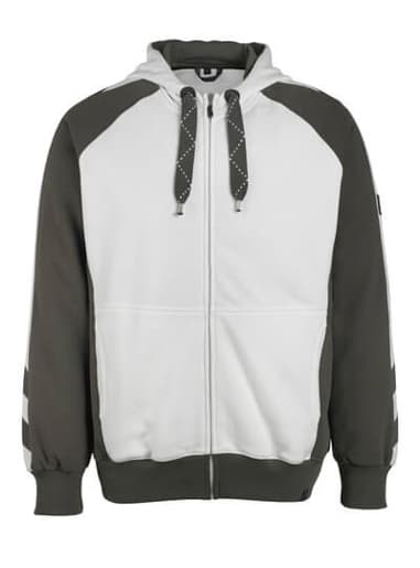 Mascot Kapuzensweatshirt Wiesbaden Gr.M weiß-dk.anthrazit #50566-963-0618