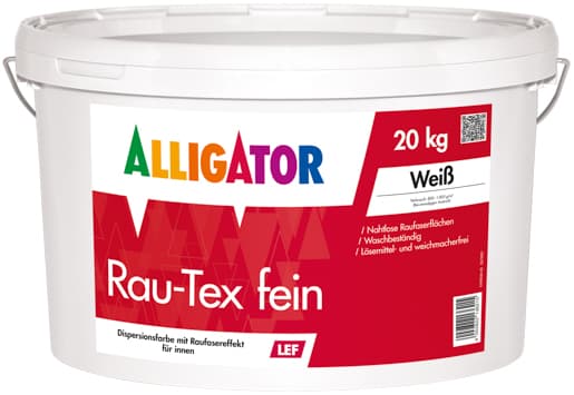 Allig.Rauh-Tex Spritzrauhfaser Weiß fein
