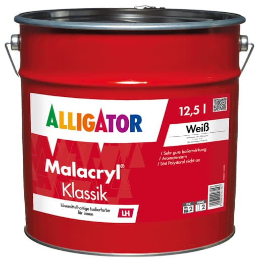 Allig.Malacryl Klassik Weiß lösungsmittelhaltig