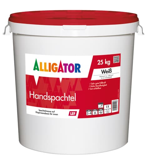 Allig.Handspachtel Weiß