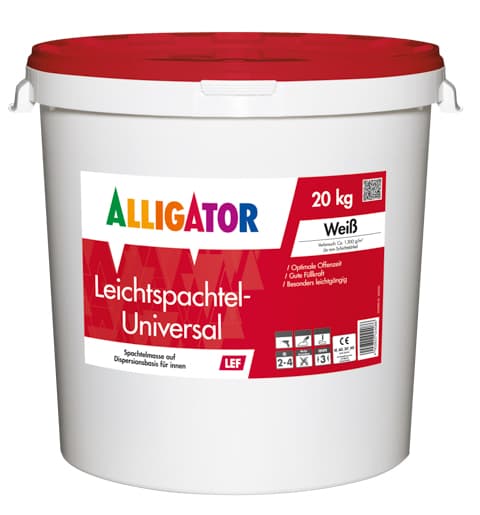 Allig.Leichtspachtel Universal Weiß Hobbock