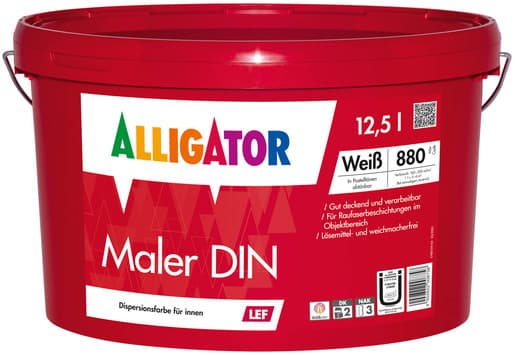 Allig.Maler DIN LEF Weiß