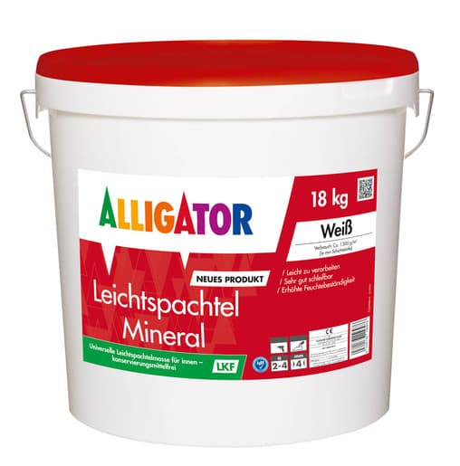 Allig.Leichtspachtel Mineral LKF Weiß
