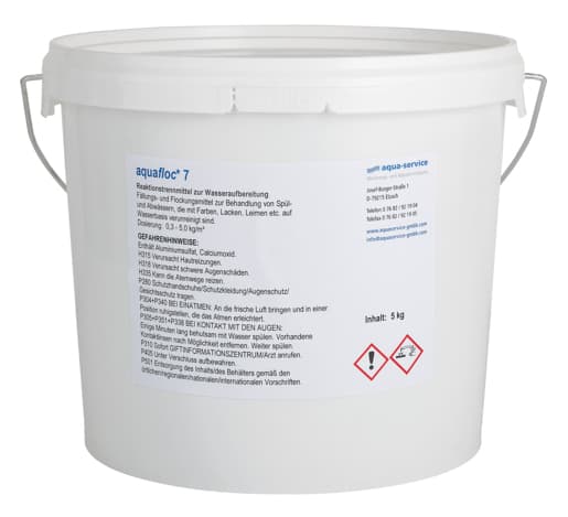 Aqua-Service Aquafloc7 Spaltpulver Eimer #PR 001