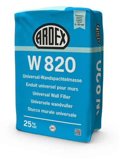 Ardex W 820 Superfinish Spritzbare Wandspachtelmasse
