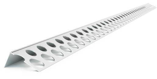 Baukom Abschlussprofil Alu 2,5 mt Röhre Göppinger Profil 1004/250-25 GR
