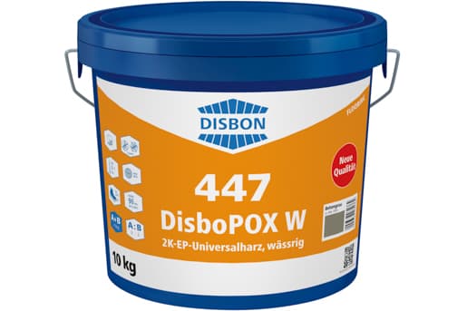 Disbon 447 Disbopox Wasserepoxid 2K-Gebinde RAL 7032 Kieselgrau