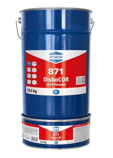 Disbon 871 DisboCOR 2K-EP Phosphat 28,8k Comp.A Hellgrau