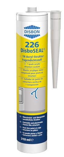 Disbon 226 DisboSEAL 1K-Acryl Struktur-Fugendichtstoff Weiß