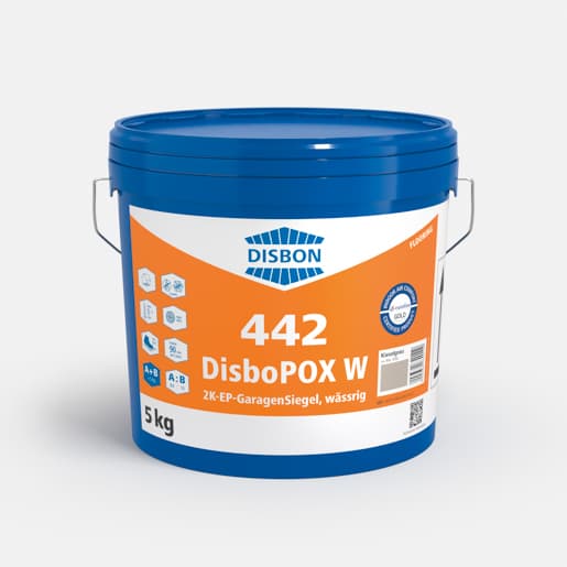 Disbon 442 DisboPOX W GaragenSiegel RAL7037 Staubgrau