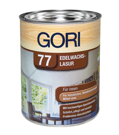 Gori 77 Edel-Wachslasur Farblos / Farblos seidenmatt