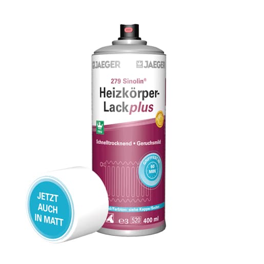 Jaeger Heizkörperlack Spray Plus 281 Weiß matt
