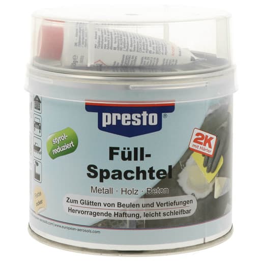 prestolith plastic Füll-und Ziehspachtel 600115 ocker