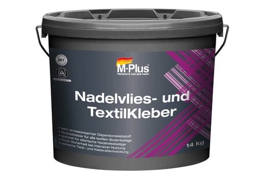 MPlus Nadelvlies & TextilKleber EC1 Plus & Blauer Engel NEU