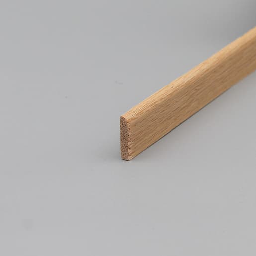 MPlus Holzleiste 2030 MP1804 3×24 Eiche natur lackiert Flachleiste
