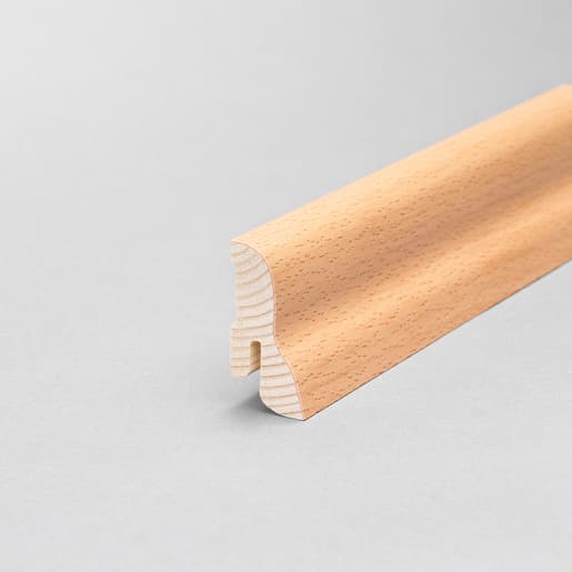 MPlus Holzleiste 2030 MP0964 22×42 Buche ged furn na la geschwungen