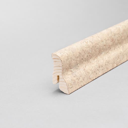 MPlus Holzleiste 2030 MP0993 22 x 42 Kork fein cremefarben furniert