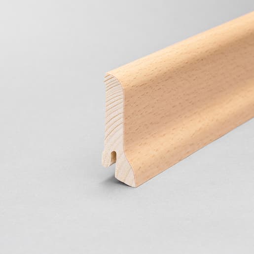 MPlus Holzleiste 2030 MP1011 22×60 Buche ged furn na la geschwungen