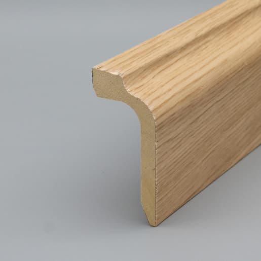 MPlus Holzleiste 2030 MP1449 41×90 Eiche natur lackiert Heizrohr