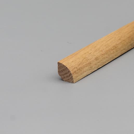 MPlus Holzleiste 2030 MP1801 18×18 Eiche natur lackiert Viertelstab