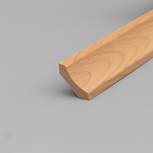 MPlus Holzleiste 2030 MP2109 30×30 Buche ged natur lackiert Hohlkehle