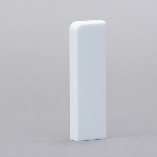 MPlus Holzleiste 2030 MP4159 Zubehör KST End l+r SL 16x58mm weiss uni/Bt