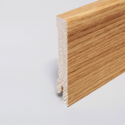 MPlus Holzleiste 2030 MP5045 16×80 Eiche furn Natur lack leicht rund