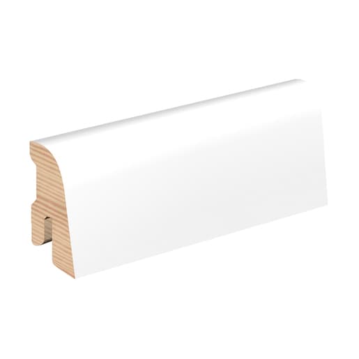 MPlus Holzleiste 2030 MP5092 18×40 weiss Starkf ca RAL9016 Neuburger