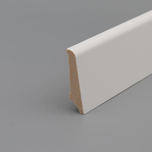 MPlus Holzleiste 2030 MP5103 14×60 weiss Starkf ca RAL9016 Coburger