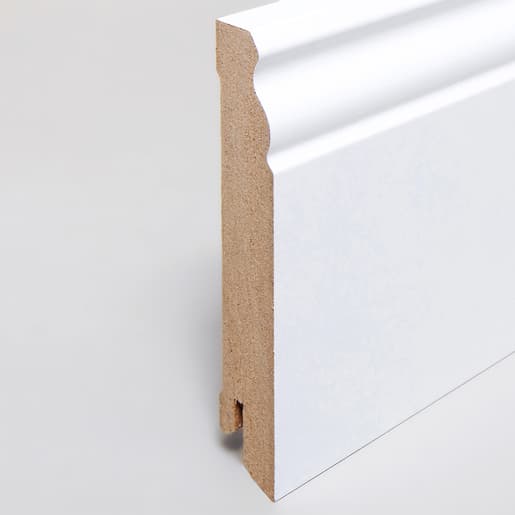MPlus Holzleiste 2030 MP5462 19×100 MDF weiss uni Fol RAL9016 Berlin
