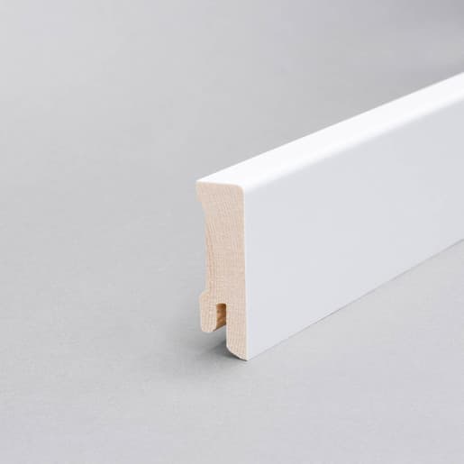MPlus Holzleiste Objekt 2030 MP235 16×40 Fichte weiss Starkfol ca RAL 9016