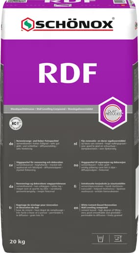 Schönox RDF KH verg. Reno-Spachtel Weißzement