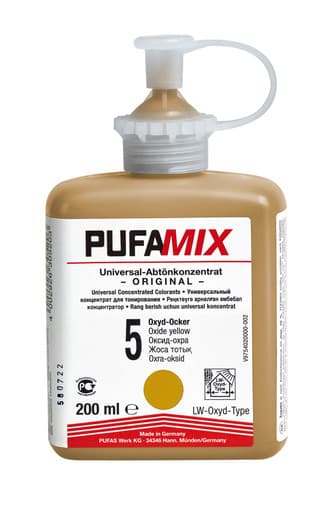 Pufas Pufamix Universal Abtön- Konzentrat PG1 5 Oxyd-Ocker