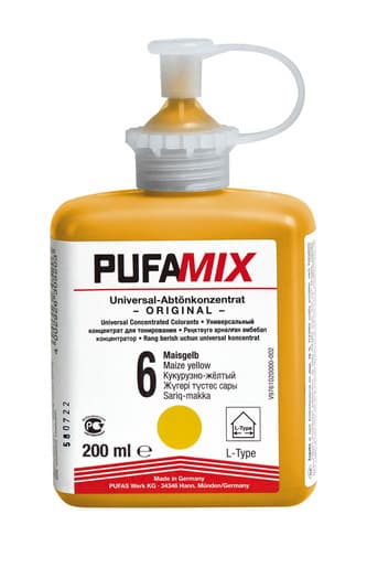 Pufas Pufamix Universal Abtön- Konzentrat PG3 6 Maisgelb