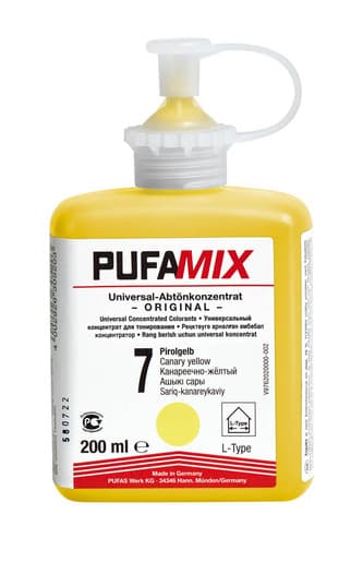 Pufas Pufamix Universal Abtön- Konzentrat PG3 7 Pirolgelb