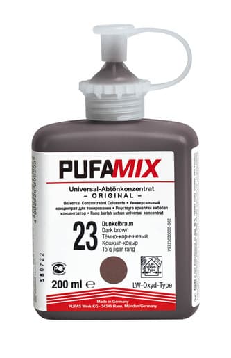 Pufas Pufamix Universal Abtön- Konzentrat PG1 23 Oxyd-Dunkelbraun