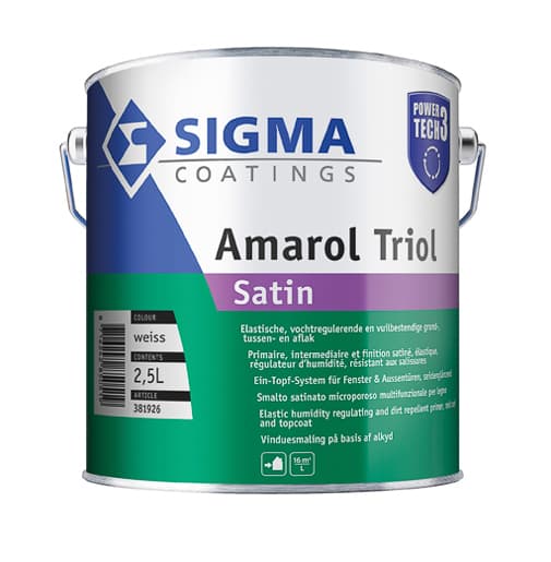 Sigma Amarol triol satin Weiß seidenglänzend Power Tech 3