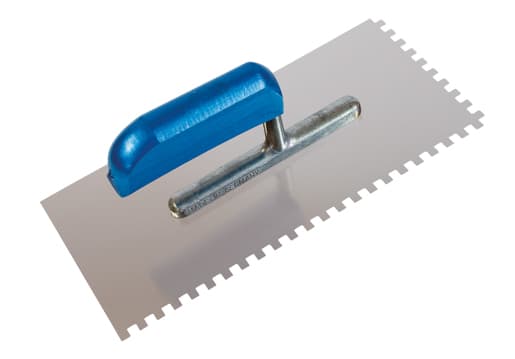 WD Glättekelle gezahnt 4x4mm rostfrei