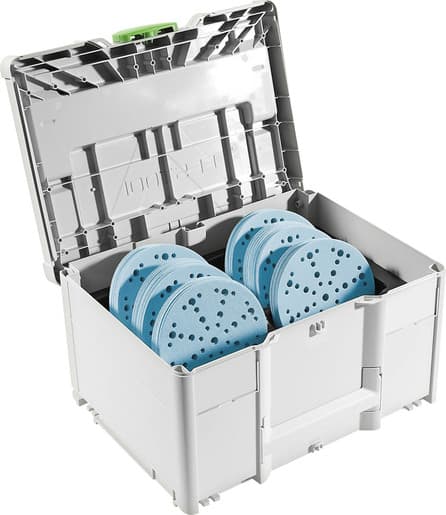 Festool 578192 Schleifmittel-Systainer 3 Granat SYS-STF D150 GR-Set