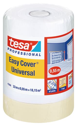 Tesa 4368 Easy Cover Folie:, hellbeige / matt