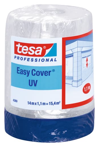 Tesa 4369 Easy Cover UV Folie:, blau / matt